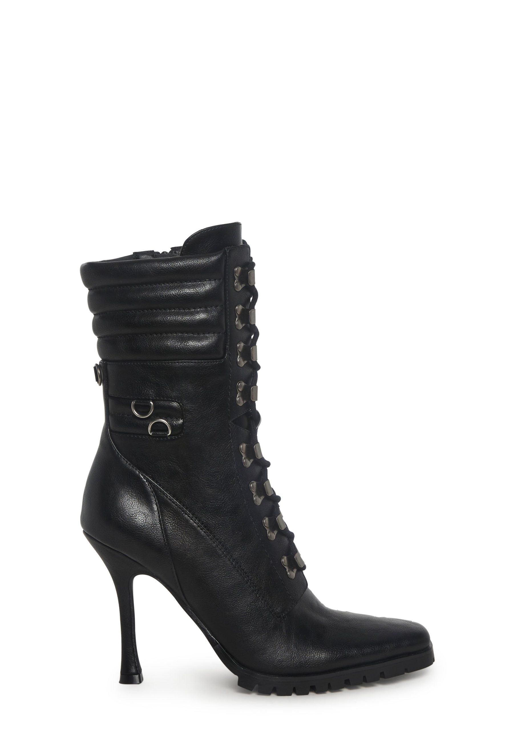 Future Frenemy Heeled Booties – Black