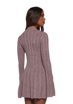 Cafe Reverie Mini Dress – Purple