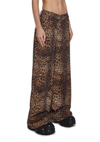 Sinful Attitude Wide Leg Jeans – Leopard