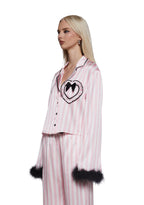 Retro Cutie Satin Sleep Shirt