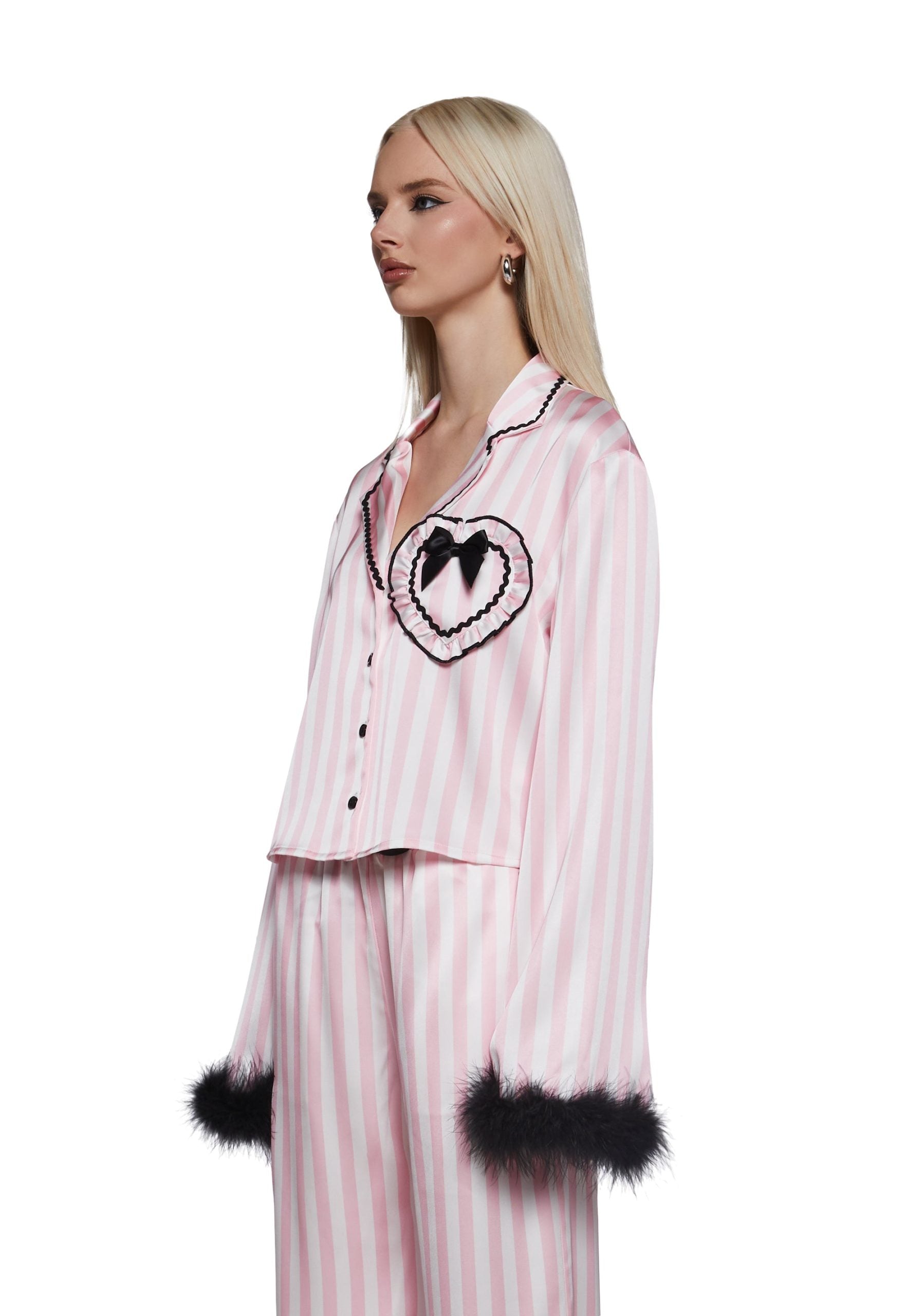 Retro Cutie Satin Sleep Shirt