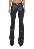 Vegan Leather Low Rise Pants