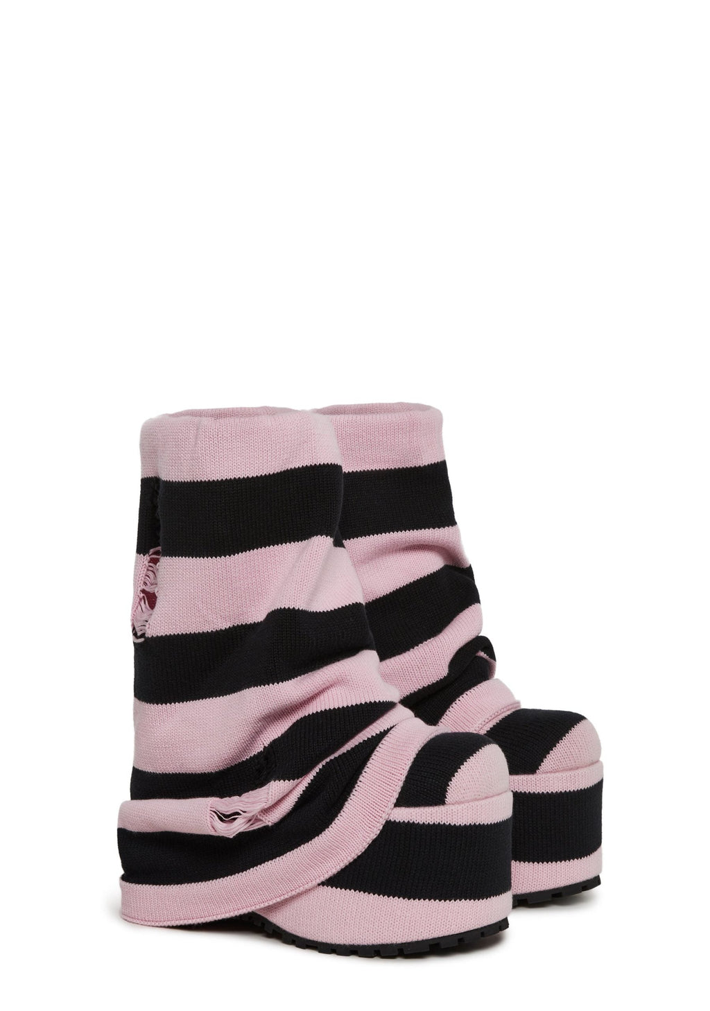 Snuggle Lifestyle Platform Boots – Striped