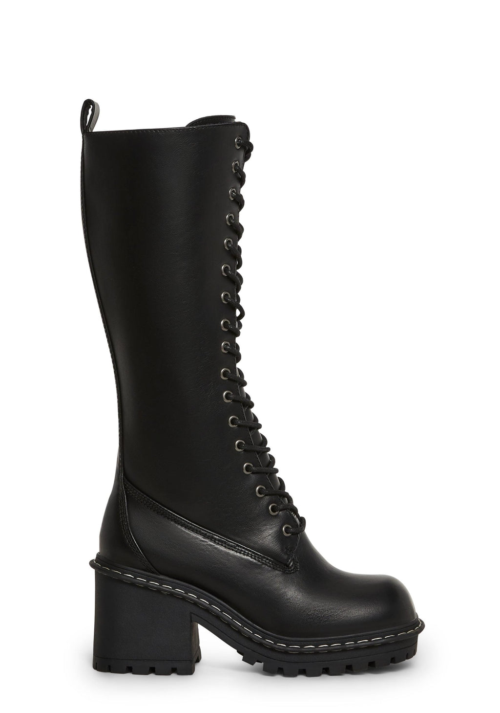 Record Shopping Knee High Boots
