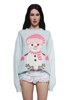 Frosty Dreams Intarsia Sweater