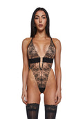 Orchid Blossom Embroidered Teddy