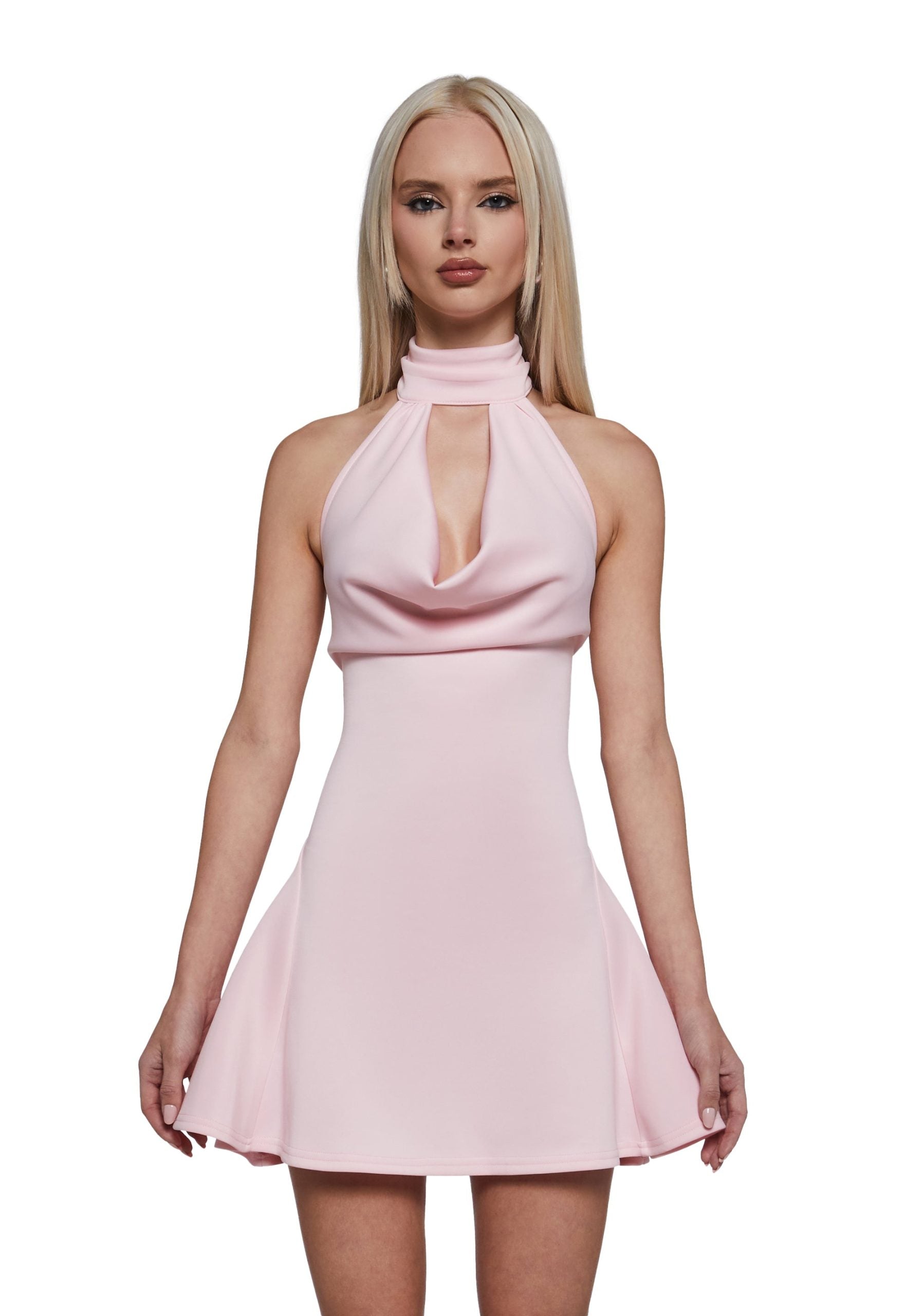 Fearless Love Halter Dress – Pink