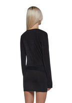 Legendary Night Deep Cowl Neck Dress