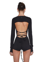 Signal Open Back Romper