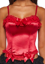 Romantic Age Corset Top – Red