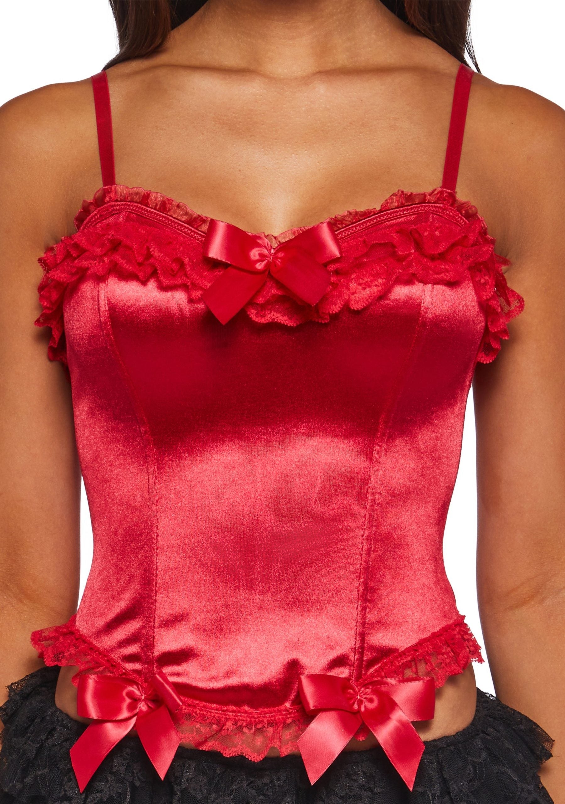 Romantic Age Corset Top – Red