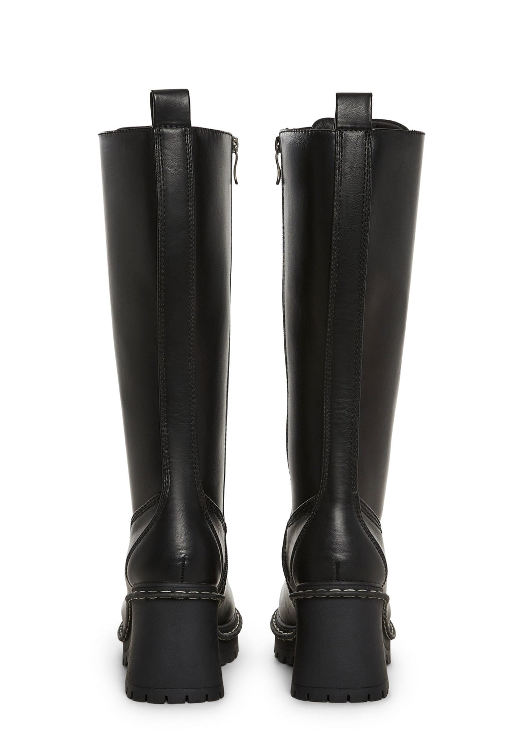 Record Shopping Knee High Boots