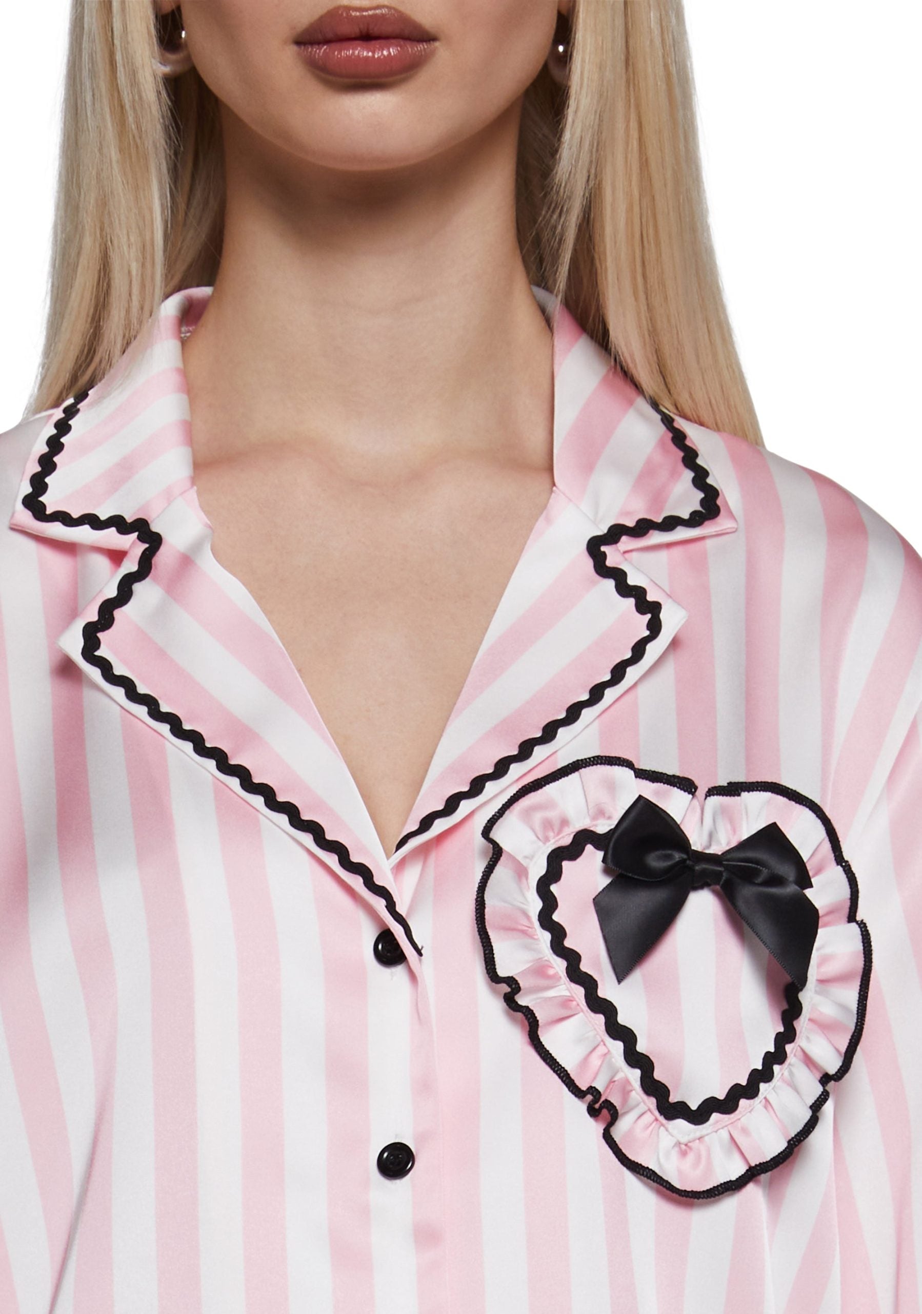 Retro Cutie Satin Sleep Shirt