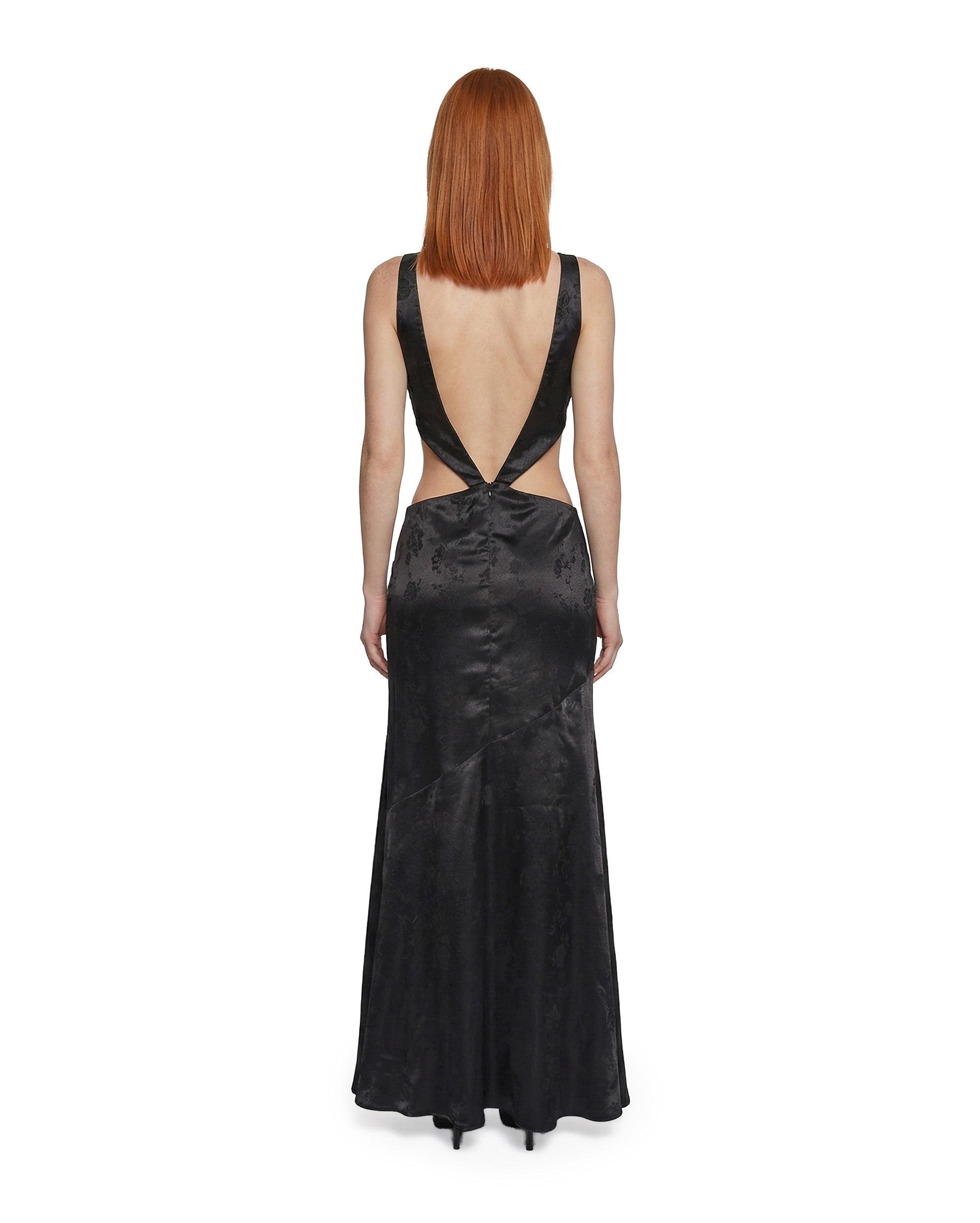 Silken Steps Cut Out Dress