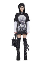 Ken Kaneki Oversized Graphic Tee
