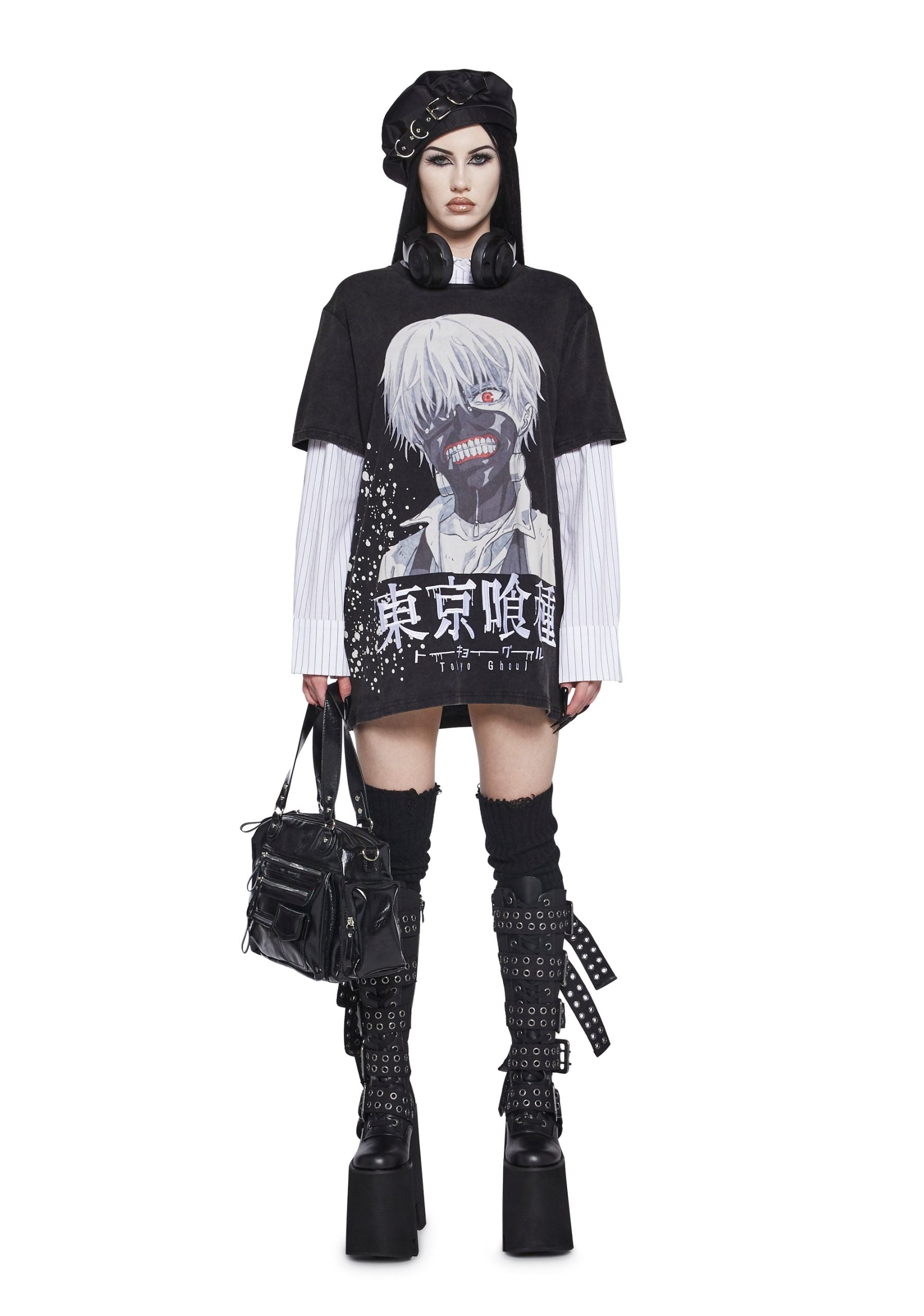 Ken Kaneki Oversized Graphic Tee