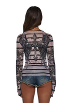 Jealous Type Mesh Top