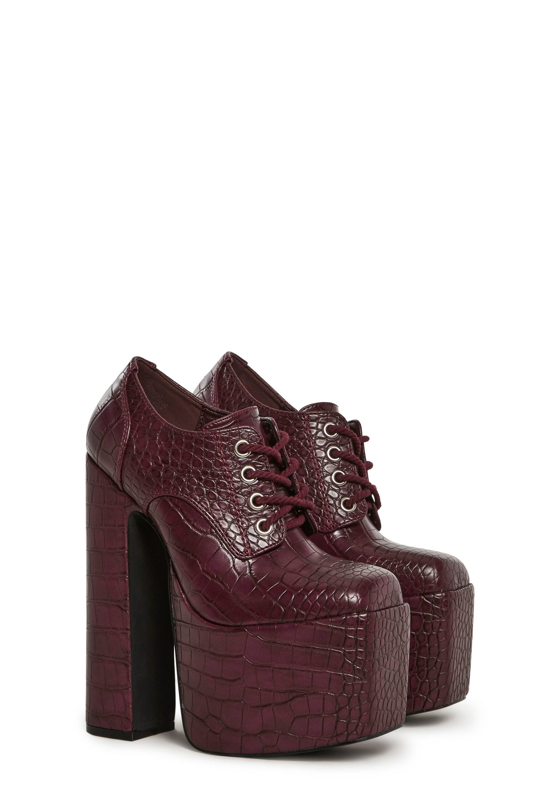 Iconic Walk Platform Oxfords