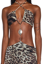 Dance Pulse Maxi Dress – Leopard