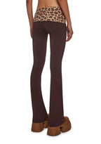 Hot Crush Knit Pants – Brown
