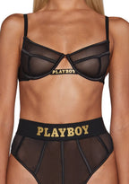 Playboy Cage 2-Piece Set – Black