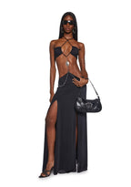 Dance Pulse Maxi Dress – Black