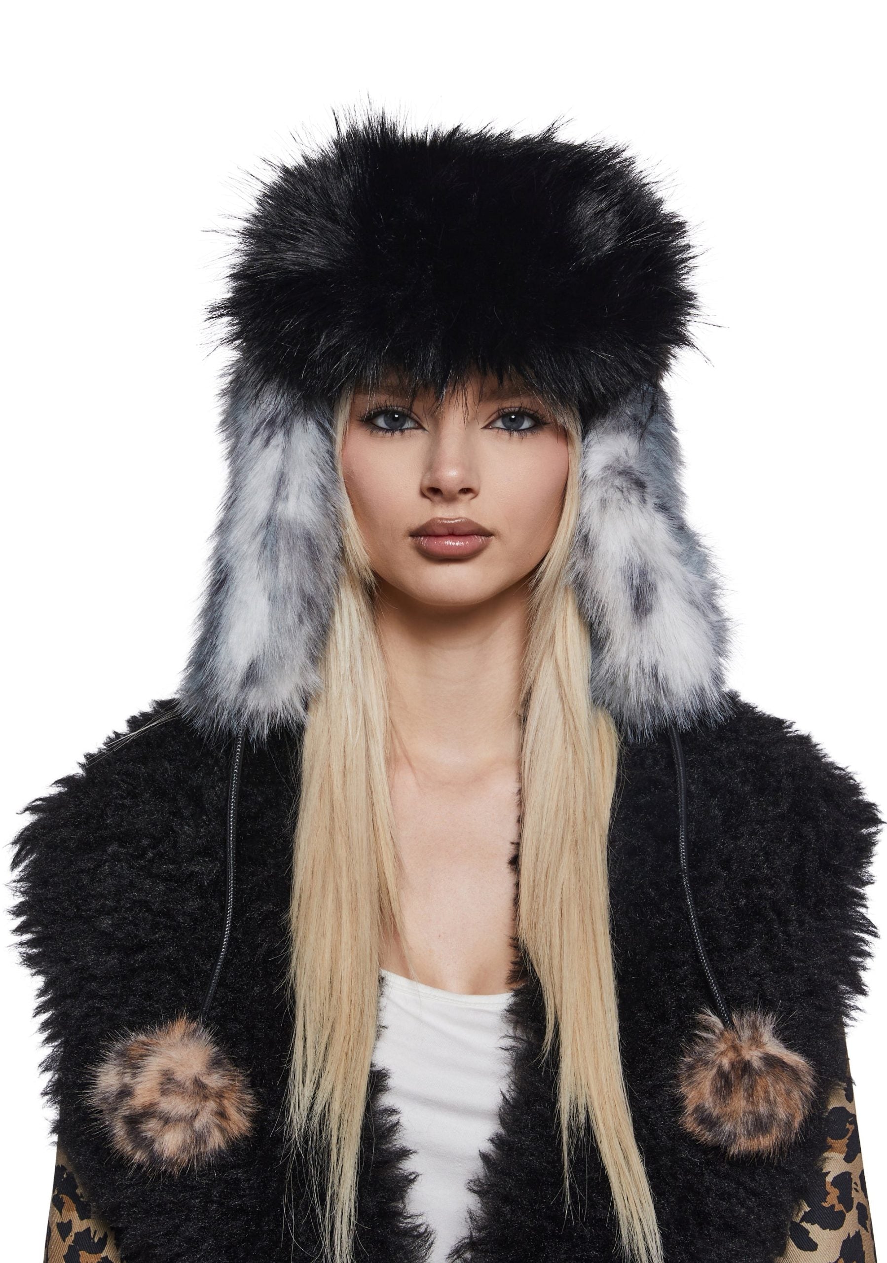 Popular Elite Faux Fur Hat – Multi
