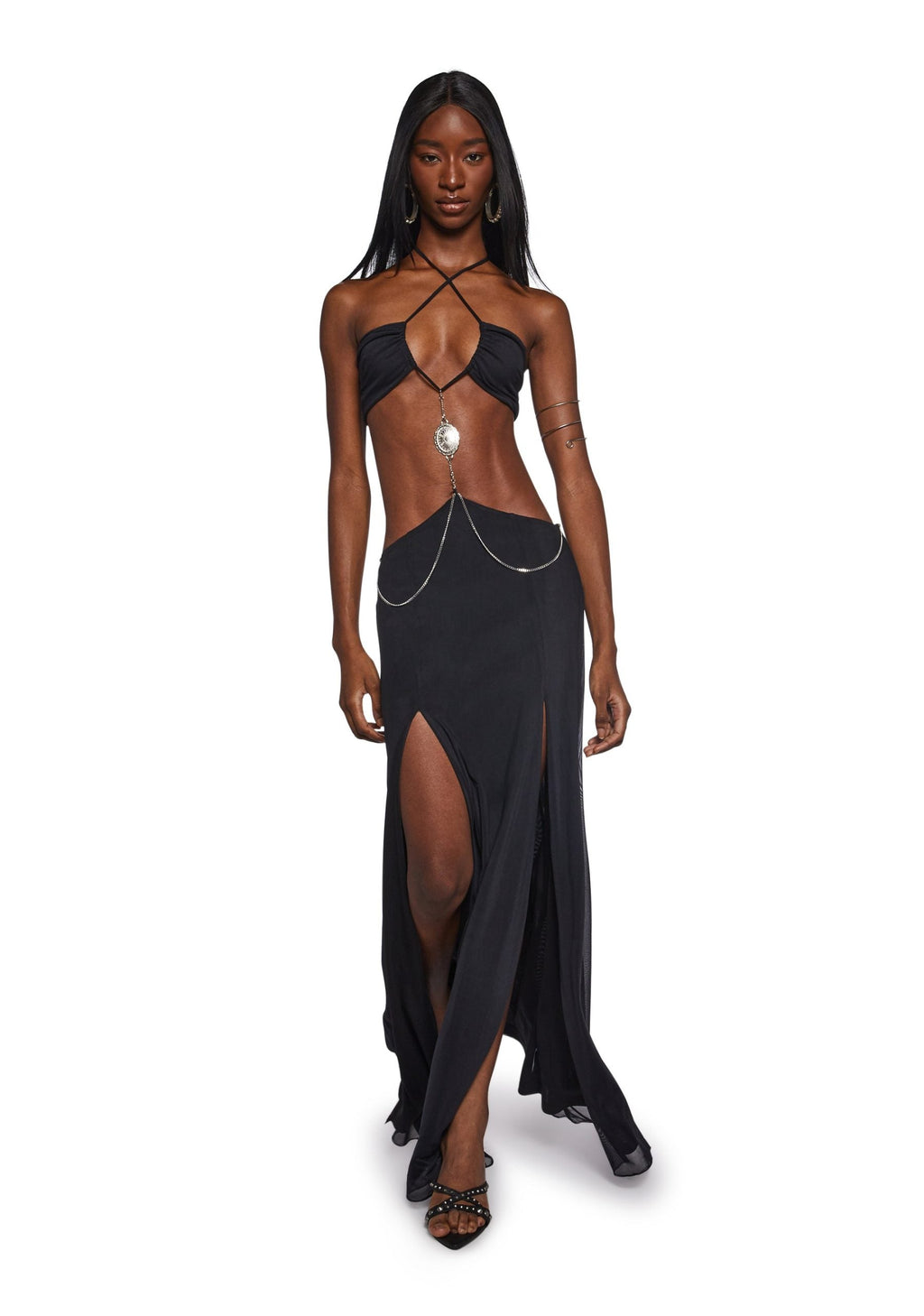 Dance Pulse Maxi Dress – Black
