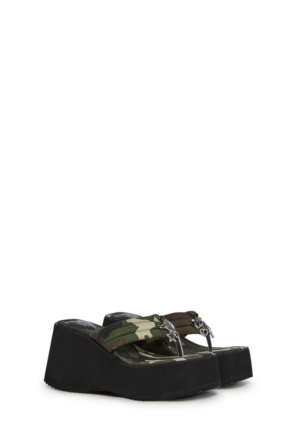 My Command Platform Thong Sandals