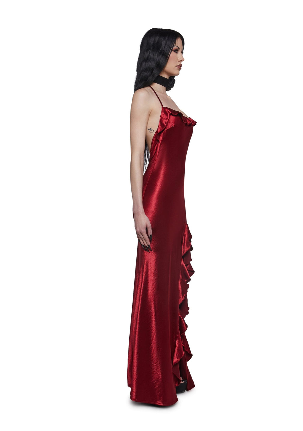 Envy Appeal Satin Maxi Dress