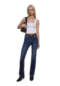 30″ Mid Rise Boot Cut Jeans