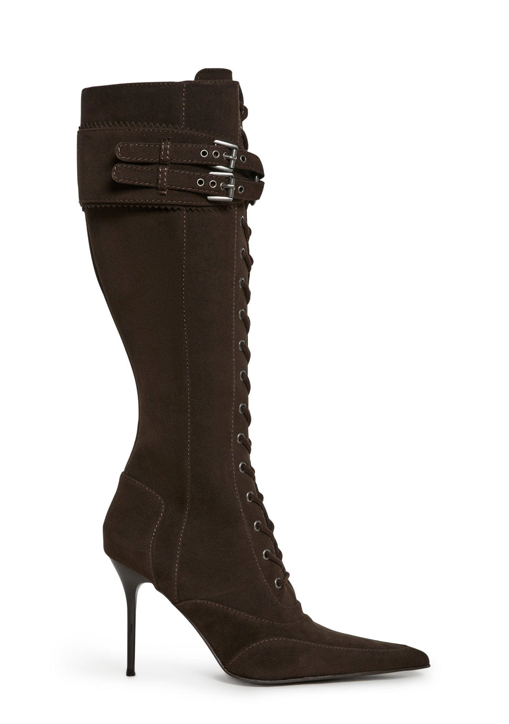 Total Bewitcher Lace-Up Boots – Brown