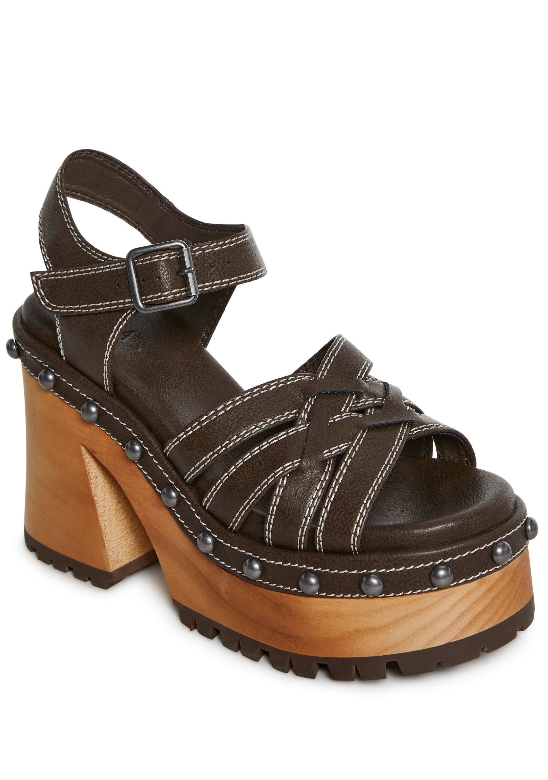 Crush Promises Platform Sandals – Brown