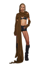 Compression Scarf Wrap Top – Green