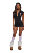Playboy Short Sleeve Romper