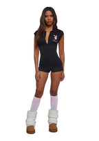 Playboy Short Sleeve Romper