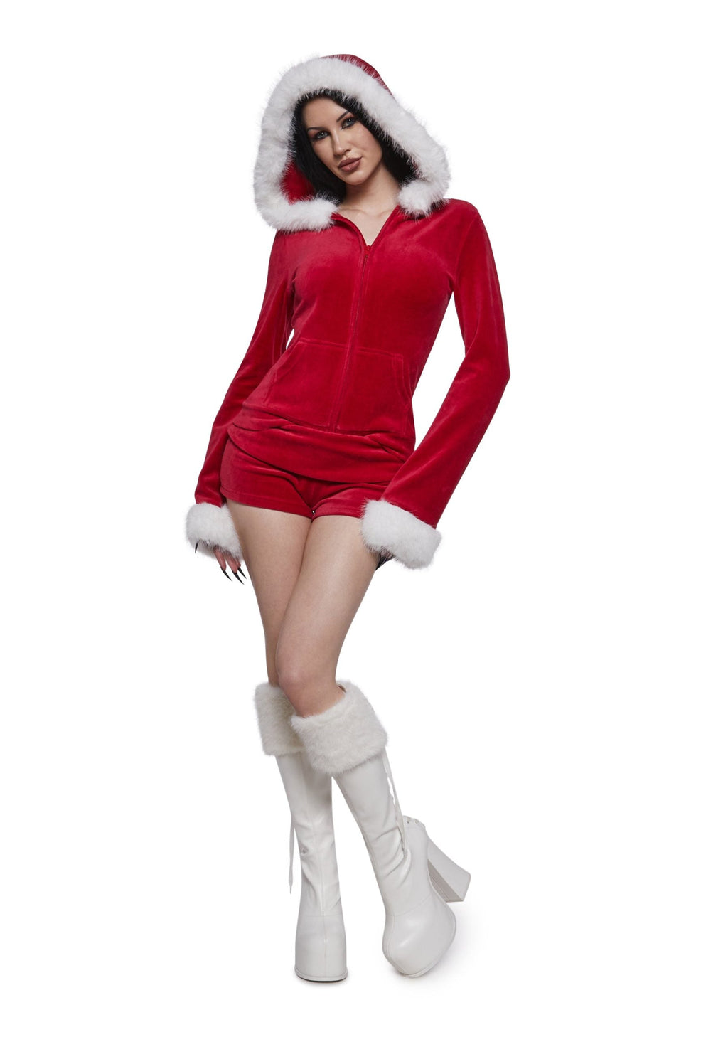 Sleigh Bell Sweatheart Shorts Set