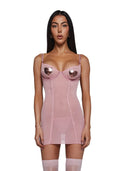 Heart of Metals Chemise Set – Pink