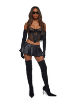Non Conforming Pleated Skirt