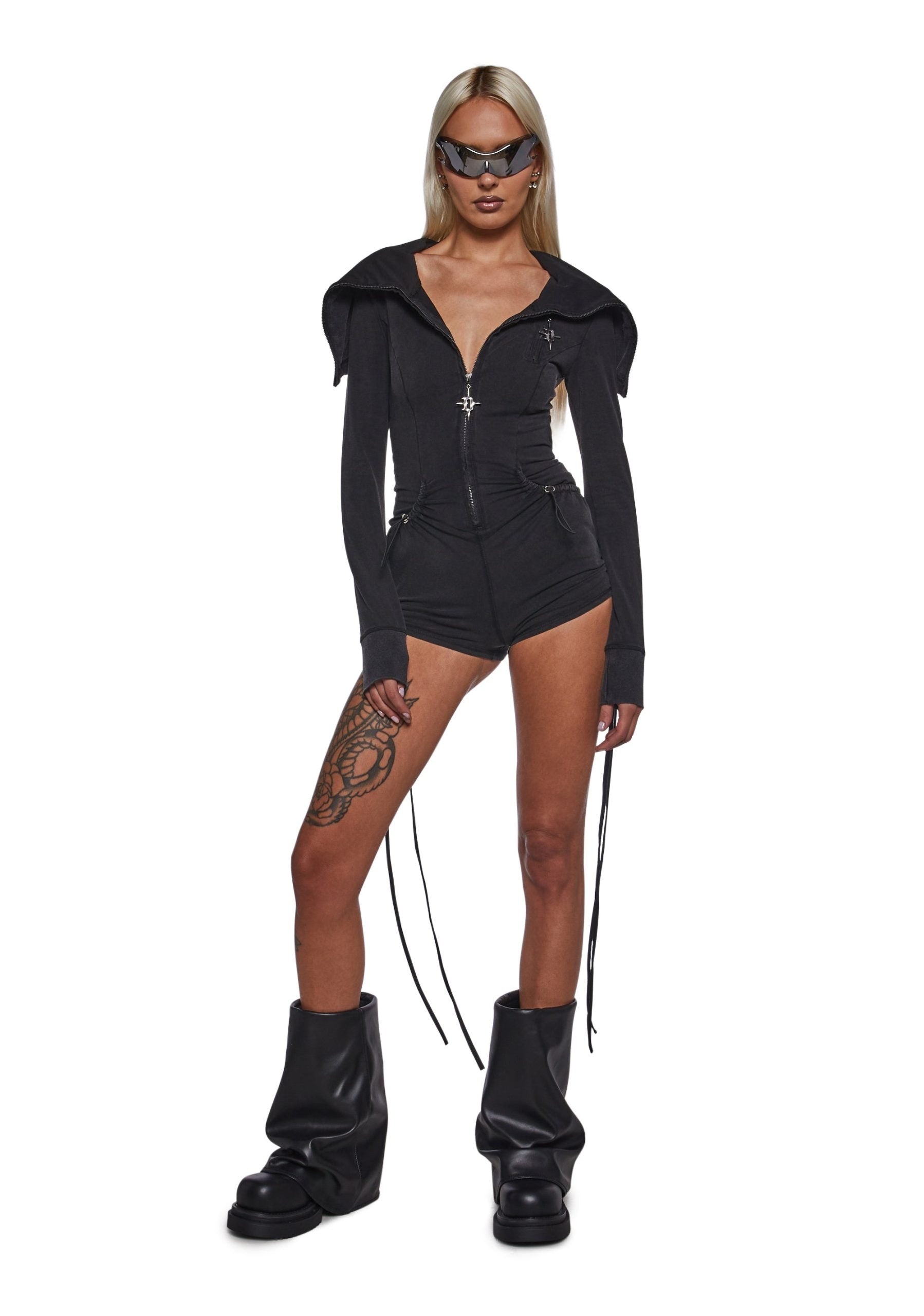 Ego Washed Knit Jersey Romper