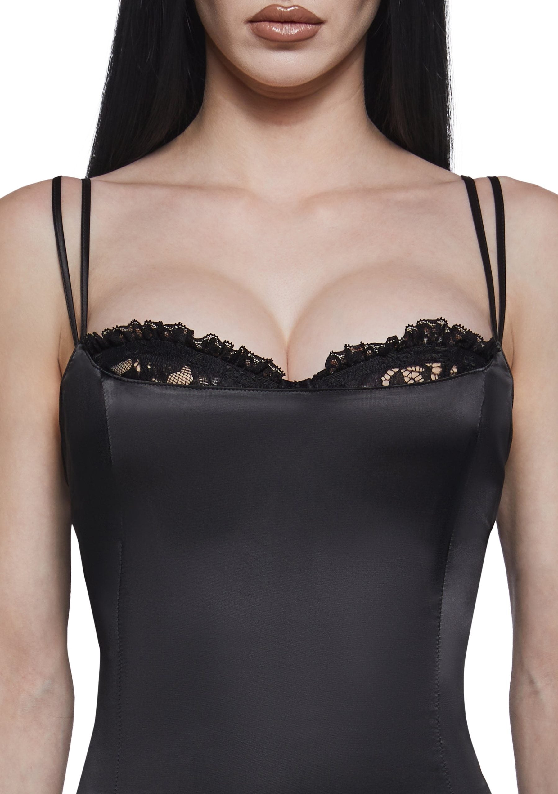 Loyal Maneater Midi Dress – Black