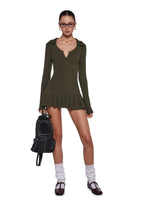 Class Dismissed Mini Dress – Green