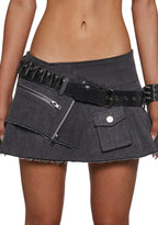 Outro Twill Bullet Micro Skirt