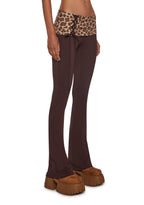 Hot Crush Knit Pants – Brown