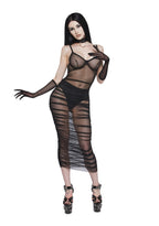 Ruin The Friendship Mesh Dress And Gloves Set