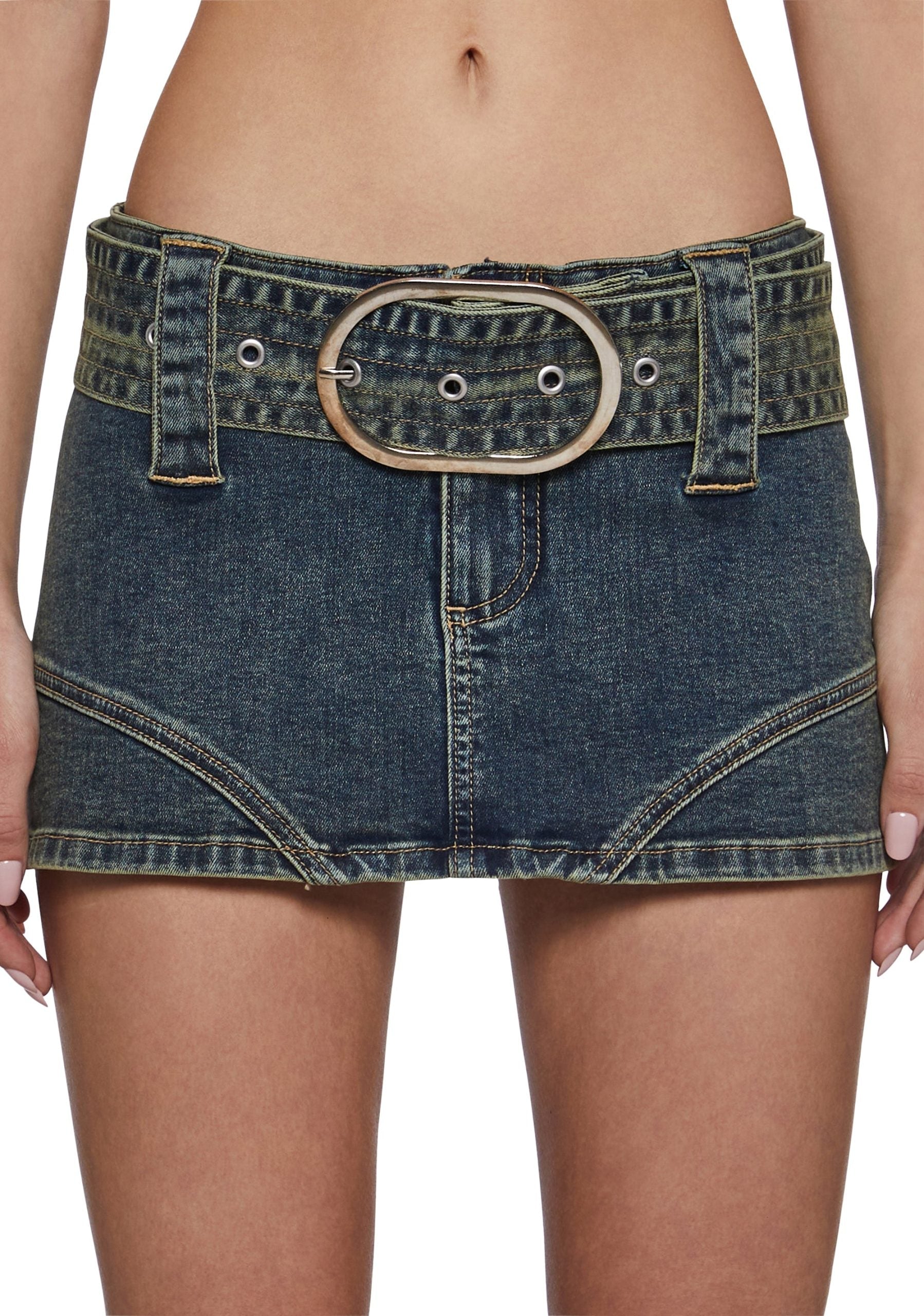 Norah Micro Skort – Denim