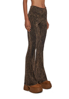 Synth Ideology Flared Pants – Brown