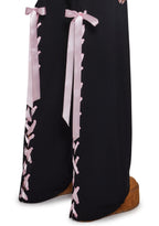 Soft Romance Lacing Bow Sweat Pants