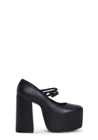 Macabre Meetup Platform Mary Janes – Black