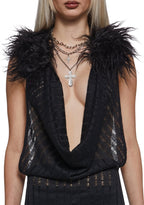 Cheri Halter Dress – Black